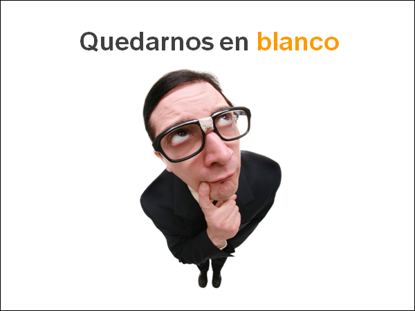 Quedarnos en blanco