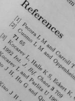Referencias en artículos