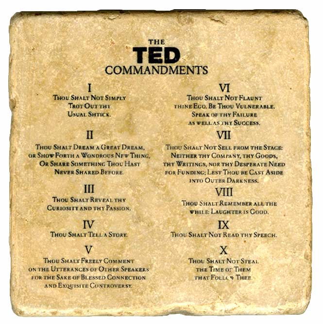 Los TED mandamientos