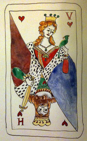 El Rey y la Reina (ilustración de la autora)