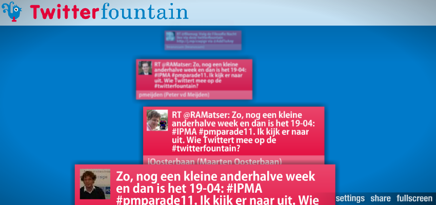 twitterfountain
