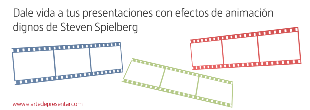 Dale vida a tus presentaciones con efectos de animación dignos de Steven Spielberg