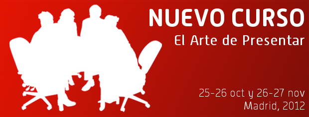 Nuevos cursos de presentaciones en abierto en Madrid sobre El Arte de Presentar