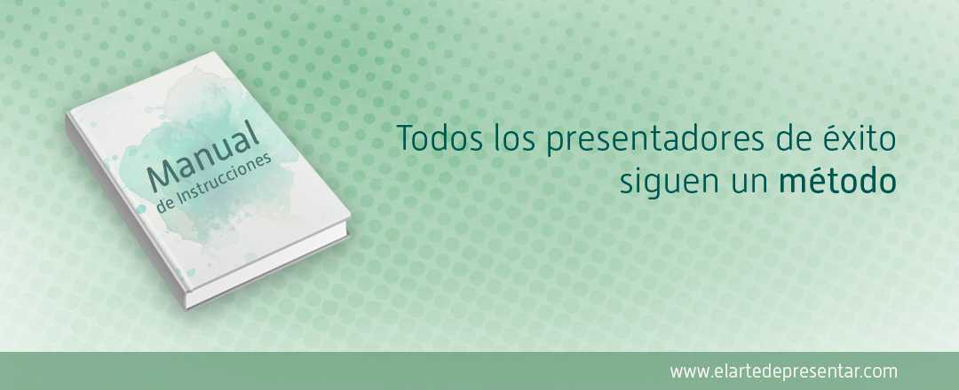 Todos los presentadores de éxito siguen un método. Aquí lo tienes