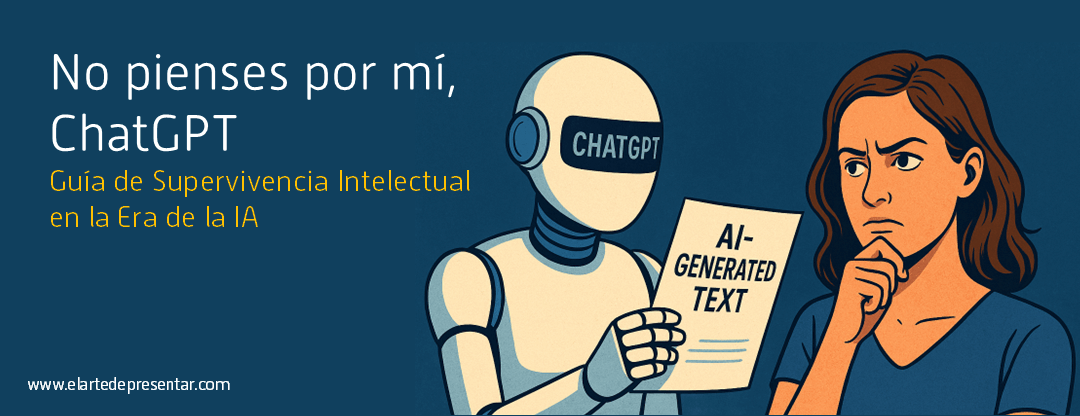 ¡No pienses por mí, ChatGPT! Guía de supervivencia intelectual en la era de la inteligencia artificial